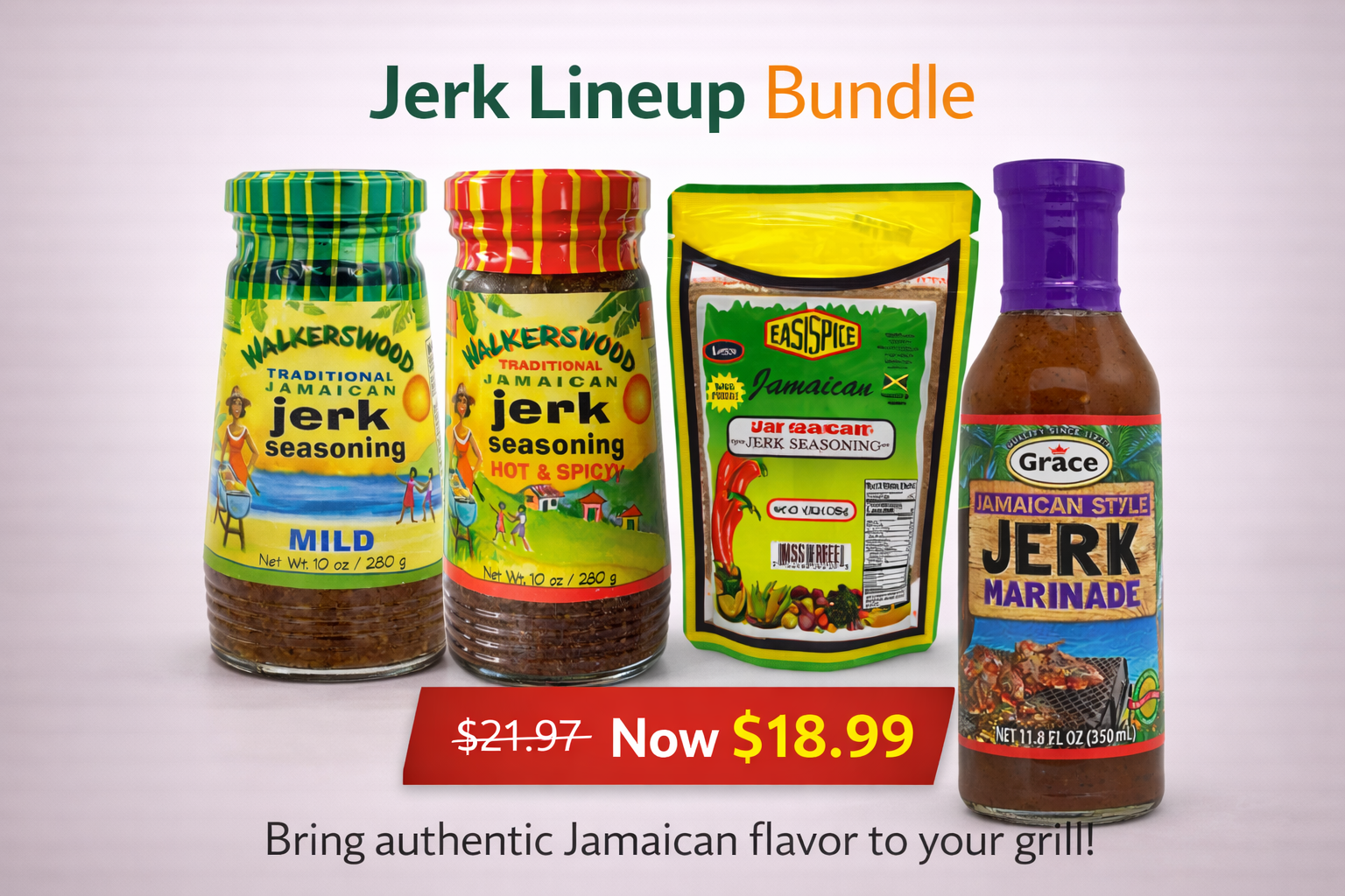 Jerk Lineup/ Grill essentialls